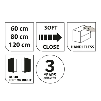 Tiger Spiegelkast S-Line 60cm Sneeuwwit 10 Tiger Spiegelkast S-Line 60cm Sneeuwwit - Afbeelding 8