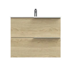 Tiger Badmeubelset Pocket 80 Cm Met 2 Lades Naturel Eik -Badkamerartikelen Winkel 123 1176