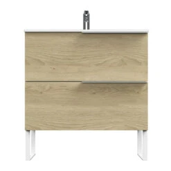 Tiger Badmeubelset Pocket 80 Cm Met 2 Lades Naturel Eik Incl. Looppoten 20 Tiger Badmeubelset Pocket 80 Cm Met 2 Lades Naturel Eik Incl. Looppoten -Badkamerartikelen Winkel 123 1306