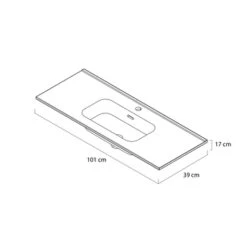 Tiger Badmeubelset Pocket 100 Cm Met 2 Lades Naturel Eik Incl. Looppoten 18 Tiger Badmeubelset Pocket 100 Cm Met 2 Lades Naturel Eik Incl. Looppoten -Badkamerartikelen Winkel 123 1402