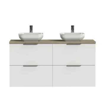 Tiger Badkamermeubel Studio 120cm Hoogglans Wit/witte Waskom Met Profielgrepen 3 Tiger Badkamermeubel Studio 120cm Hoogglans Wit/witte Waskom Met Profielgrepen