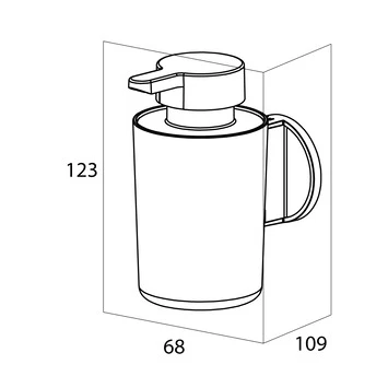 TIger Zeepdispenser Hangend Tune RVS 13 TIger Zeepdispenser Hangend Tune RVS - Afbeelding 11