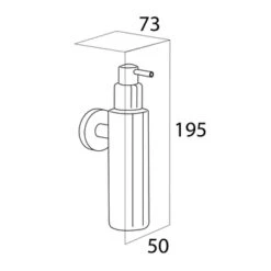 Tiger Zeepdispenser Boston Hangend Chroom -Badkamerartikelen Winkel 123 1705