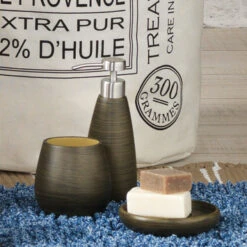 SEALSKIN Tiger Zeepdispenser Miyagi Hoog Wood -Badkamerartikelen Winkel 123 1725