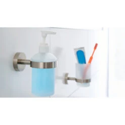 Tesa Zeepdispenser Moon 19 Tesa Zeepdispenser Moon -Badkamerartikelen Winkel 123 1738