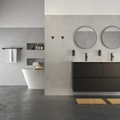 Tiger Zeepdispenser Noon Medium Zwart -Badkamerartikelen Winkel 123 1803