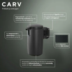 Tiger Zeepdispenser Carv 175 Ml Zwart -Badkamerartikelen Winkel 123 1858