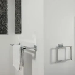 Tiger Dubbel Handdoekrek Items Chroom -Badkamerartikelen Winkel 123 1861