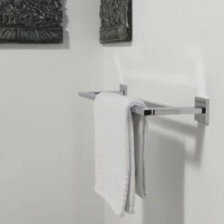 Tiger Dubbel Handdoekrek Items Chroom -Badkamerartikelen Winkel 123 1862