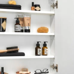 Tiger Spiegelkast S-Line 80cm Sneeuwwit 13 Tiger Spiegelkast S-Line 80cm Sneeuwwit -Badkamerartikelen Winkel 123 187