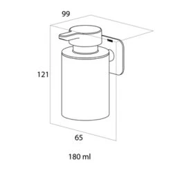 Tiger Zeepdispenser Colar Zwart -Badkamerartikelen Winkel 123 1871