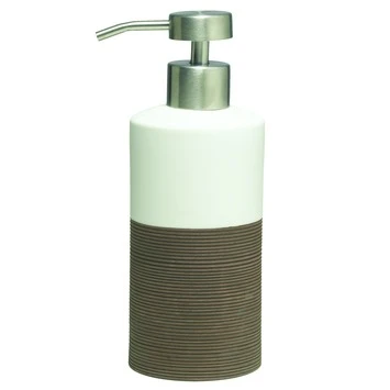 Sealskin Zeepdispenser Doppio Bruin 3 Sealskin Zeepdispenser Doppio Bruin