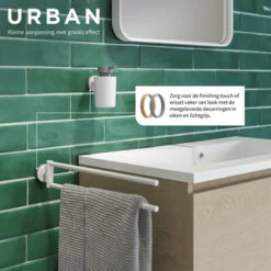 Tiger Handdoekhouder Urban 2-Armig Wit 18 Tiger Handdoekhouder Urban 2-Armig Wit -Badkamerartikelen Winkel 123 2004