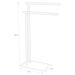 Sealskin Handdoekrek Brix Metaal Wit 22 Sealskin Handdoekrek Brix Metaal Wit -Badkamerartikelen Winkel 123 2031