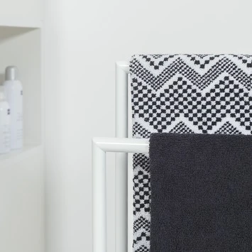 Sealskin Handdoekrek Tube Metaal Wit 6 Sealskin Handdoekrek Tube Metaal Wit - Afbeelding 4