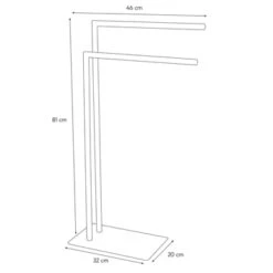 Sealskin Handdoekrek Tube Metaal Wit 15 Sealskin Handdoekrek Tube Metaal Wit -Badkamerartikelen Winkel 123 2039
