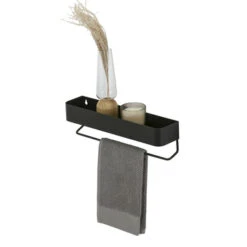 Sealskin Plank- En Handdoekhouder Brix Zwart