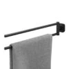Tiger 2-armig Handdoekrek Carv Zwart -Badkamerartikelen Winkel 123 2092