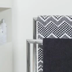 Sealskin Handdoekrek Tube Metaal Chroom -Badkamerartikelen Winkel 123 2129