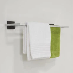 Tiger Dubbel Handdoekrek Zenna Chroom/Wengé 9 Tiger Dubbel Handdoekrek Zenna Chroom/Wengé -Badkamerartikelen Winkel 123 2145