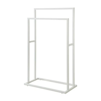 Sealskin Carré Handdoekrek Vrijstaand Wit 4 Sealskin Carré Handdoekrek Vrijstaand Wit - Afbeelding 2