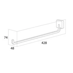 Tiger Handdoekrek Impuls RVS -Badkamerartikelen Winkel 123 2172
