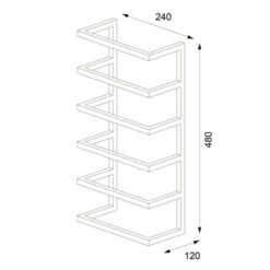 Sealskin Carré Handdoekrek Groot Zwart -Badkamerartikelen Winkel 123 2177