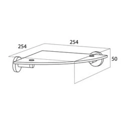 Tiger Hoekplanchet Boston Chroom 9 Tiger Hoekplanchet Boston Chroom -Badkamerartikelen Winkel 123 2253