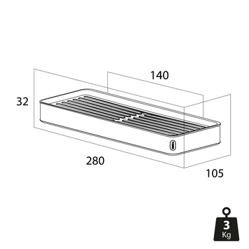 Tiger Planchet Cooper 28 Cm RVS/zwart 9 Tiger Planchet Cooper 28 Cm RVS/zwart - Afbeelding 7