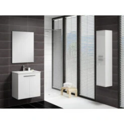 Atlantic Badmeubel Clara 60cm Twee Deuren Wit 6 Atlantic Badmeubel Clara 60cm Twee Deuren Wit -Badkamerartikelen Winkel 123 231