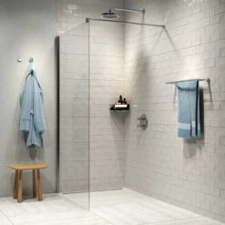 Tiger Noon Hoek Douchemand 22 X 8 X 22 Cm Chroom -Badkamerartikelen Winkel 123 2324