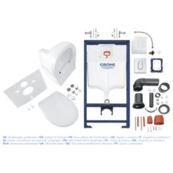 Grohe Wc-pack Bau Arena 4 In 1 13 Grohe Wc-pack Bau Arena 4 In 1 -Badkamerartikelen Winkel 123 238
