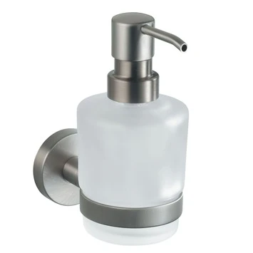 Haceka Matglazen Zeepdispenser Kosmos Tec Hangend RVS 3 Haceka Matglazen Zeepdispenser Kosmos Tec Hangend RVS