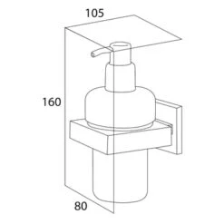 Tiger Zeepdispenser Items Hangend RVS -Badkamerartikelen Winkel 123 2388