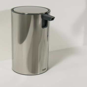 Tiger Zeepdispenser Boston Staand RVS Glans 4 Tiger Zeepdispenser Boston Staand RVS Glans - Afbeelding 2