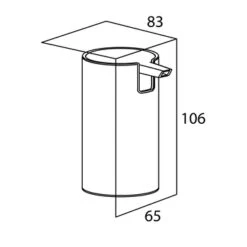 Tiger Zeepdispenser Boston Staand RVS Glans 11 Tiger Zeepdispenser Boston Staand RVS Glans -Badkamerartikelen Winkel 123 2495