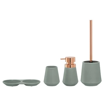 Sealskin Zeepbakje Conical Porselein Groen 4 Sealskin Zeepbakje Conical Porselein Groen - Afbeelding 2