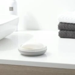 Sealskin Schaal Sphere Porcelein Licht Grijs -Badkamerartikelen Winkel 123 2529