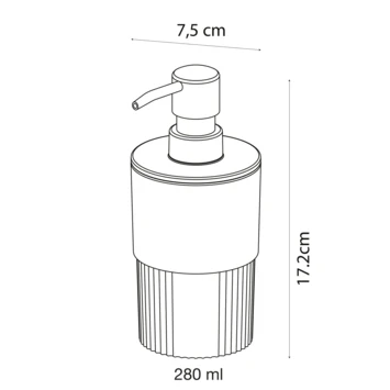 Sealskin Zeepdispenser Brave Staand Zwart 15 Sealskin Zeepdispenser Brave Staand Zwart - Afbeelding 13