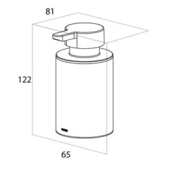 Tiger Zeepdispenser Colar Chroom 11 Tiger Zeepdispenser Colar Chroom -Badkamerartikelen Winkel 123 2605