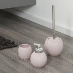 Sealskin Zeepdispenser Convex Lichtroze 12 Sealskin Zeepdispenser Convex Lichtroze -Badkamerartikelen Winkel 123 2620