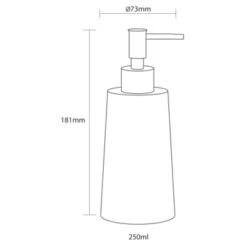 Sealskin Pierra Zeepdispenser Grijs 14 Sealskin Pierra Zeepdispenser Grijs -Badkamerartikelen Winkel 123 2627