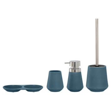 Sealskin Zeepbakje Conical Porselein Blauw 6 Sealskin Zeepbakje Conical Porselein Blauw - Afbeelding 4