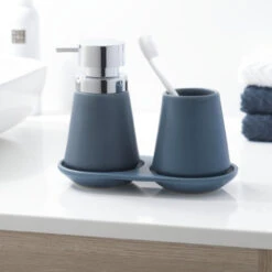 Sealskin Zeepbakje Conical Porselein Blauw 15 Sealskin Zeepbakje Conical Porselein Blauw -Badkamerartikelen Winkel 123 2662