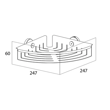 Tiger Hoekkorf Boston Groot RVS 6 Tiger Hoekkorf Boston Groot RVS - Afbeelding 4