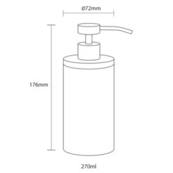 Sealskin Zeepdispenser Grace Zand 20 Sealskin Zeepdispenser Grace Zand -Badkamerartikelen Winkel 123 2716