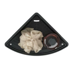 Tiger Hoekdouchemand Cooper 21 Cm RVS/zwart -Badkamerartikelen Winkel 123 2878