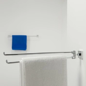 Tiger Handdoekrek Melbourne Met Draaibare Armen Chroom 4 Tiger Handdoekrek Melbourne Met Draaibare Armen Chroom - Afbeelding 2