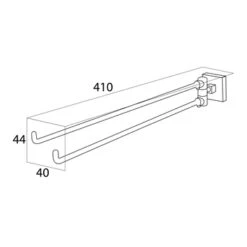Tiger Handdoekrek Melbourne Met Draaibare Armen Chroom 9 Tiger Handdoekrek Melbourne Met Draaibare Armen Chroom -Badkamerartikelen Winkel 123 2894