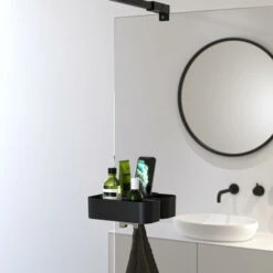 Tiger Douchemand Voor Douchewand 2-store Zwart -Badkamerartikelen Winkel 123 2937